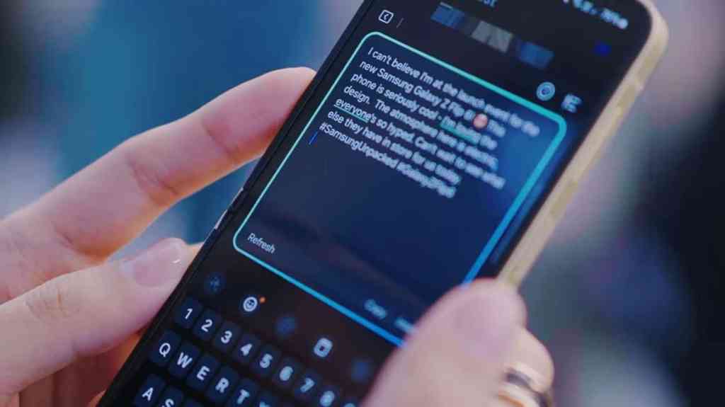 AI Composer di Galaxy Z Flip6 Bikin Jago Nulis Review Sampai Caption Medsos!