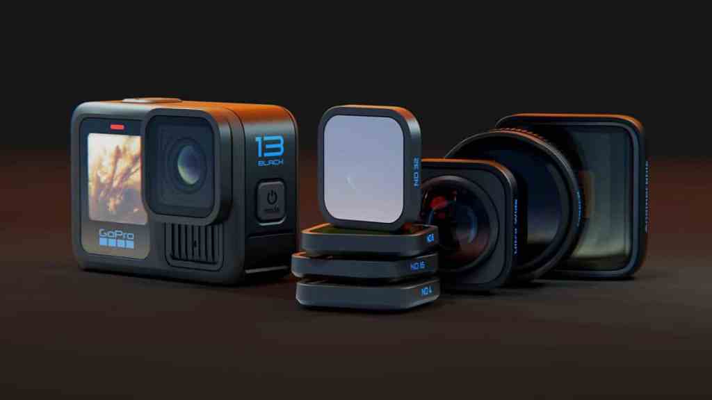 GoPro Hero13 Black Dirilis dengan Aksesori Lensa Tambahan Lepas-Pasang